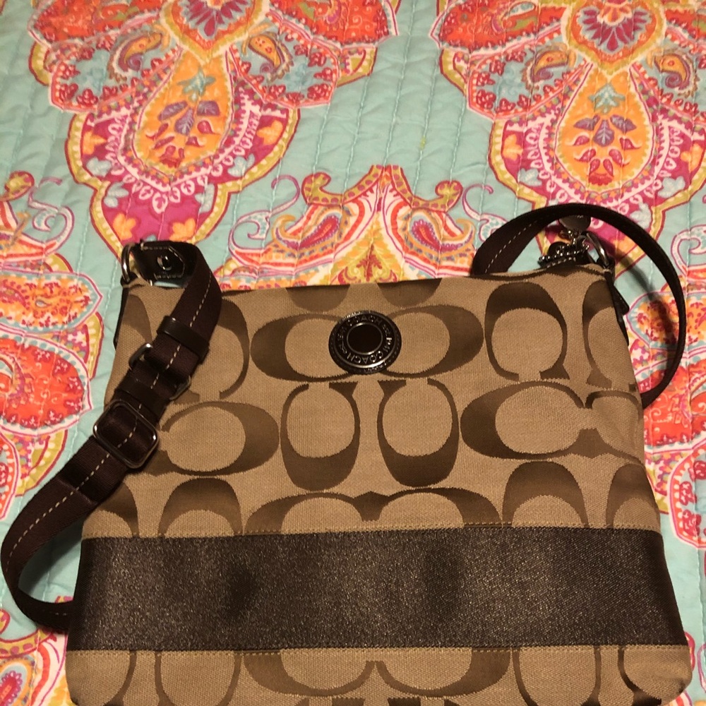 Coach fabric crossbody